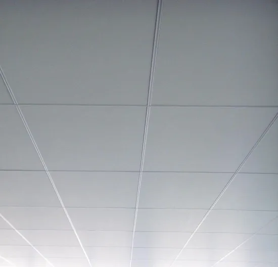 Suspended Acoustic Fiberglass Ceiling Sound Absorption